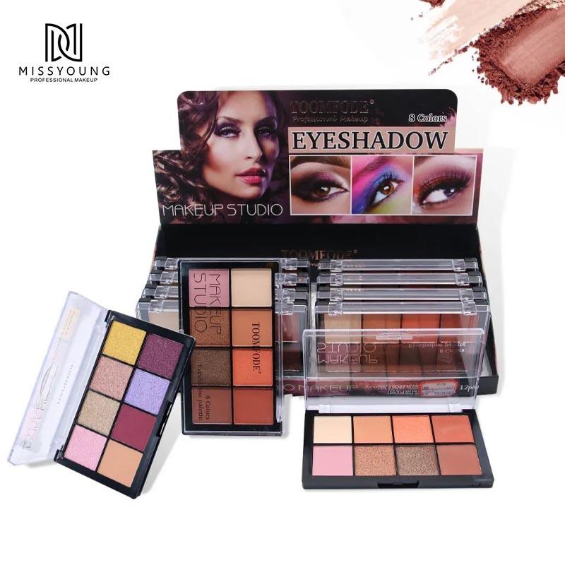 Cosmetics Manufacturers Custom Eyeshadow Palette Makeup High Pigmented Makeup Eyeshadow Palette
