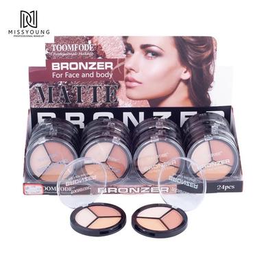 New Bronzer Makeup Cosmetics Concealer Cream Private Label Fine Powder Bronzer Palette