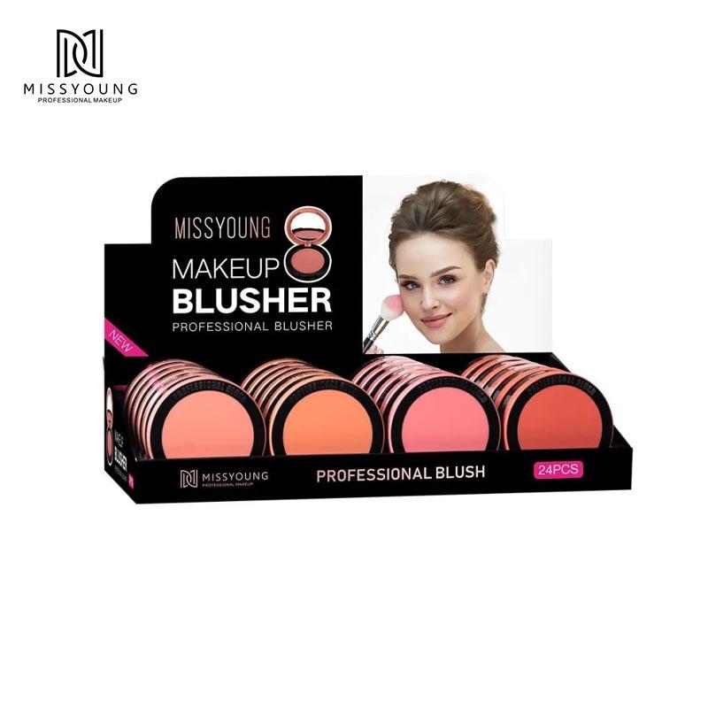 New Design Customized Makeup Powder Blush Palette Waterproof Blusher Private Label Powder Blusher
