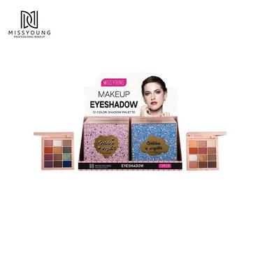 Missyoung Private Brand Rich Color Eyeshadow Palette Private Label   Eyeshadow Palette With Mirror  