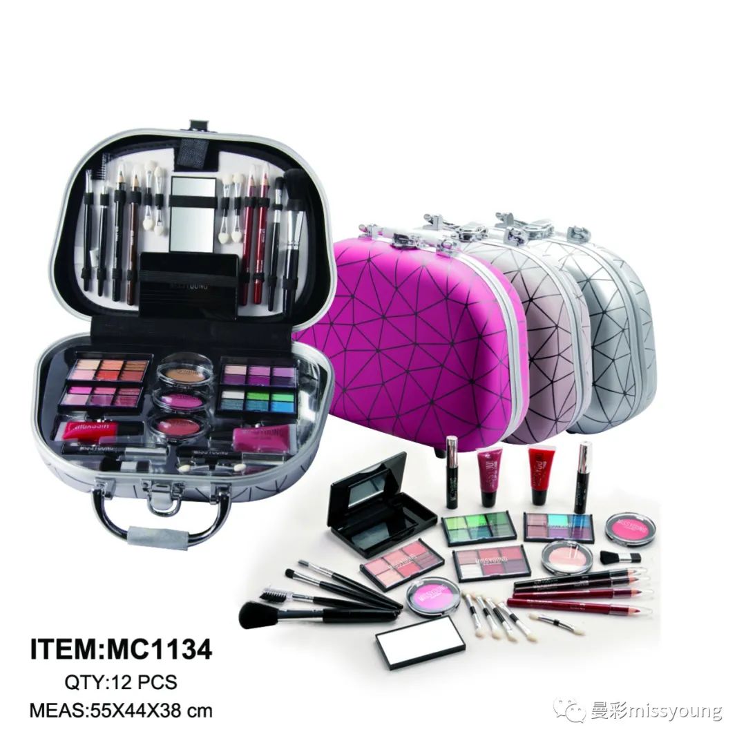 Miss Young Cosmetic Bag Lipstick Blush Eye Shadow Makeup Set Private Label MC1134