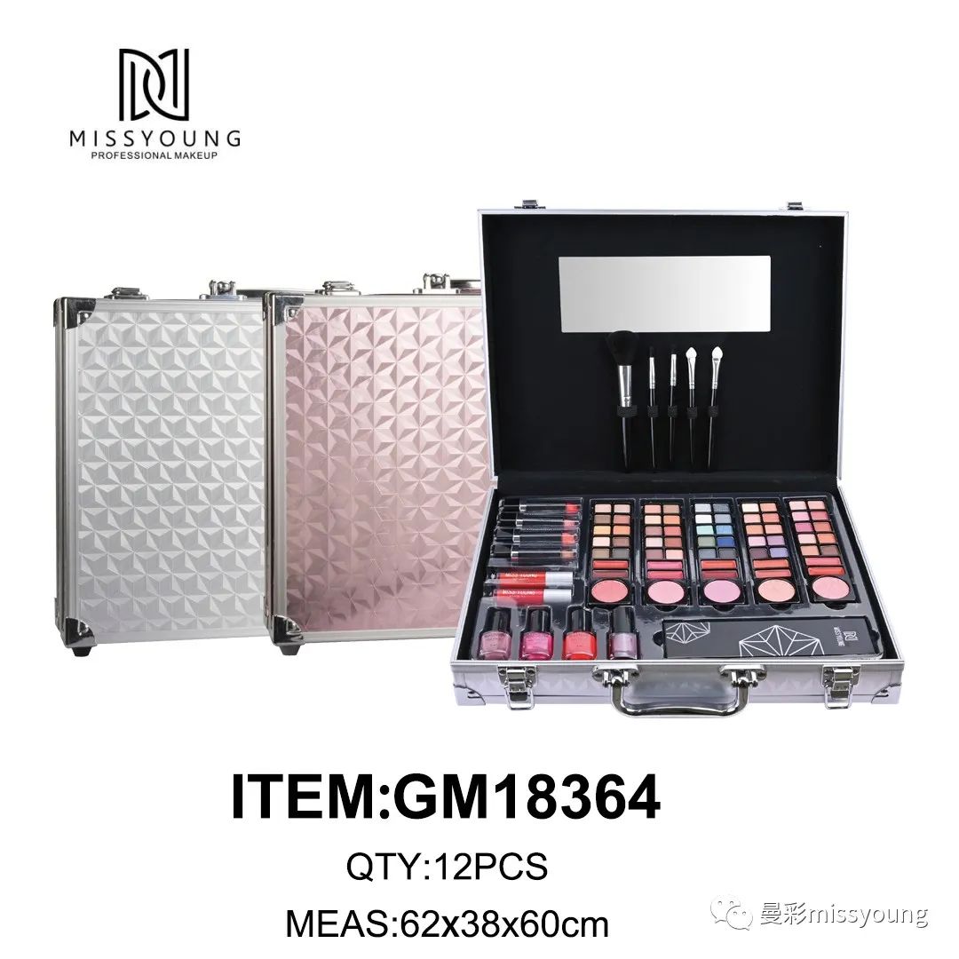 Miss Young Factory Private Label Cosmetic Makeup Set with Recyclable Aluminum Box GM18364