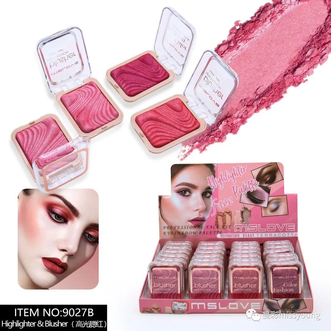 Miss Young New High Quality OEM Blusher Wholesale Makeup Natural Organic Cosmetics Blushes 9027B
