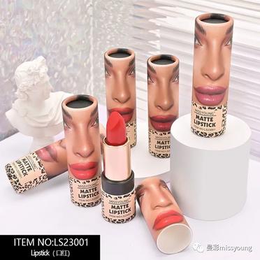 2023 Miss Young Popular Selling New Vintage Paper Tube Lipstick Multi Colors LS23001