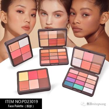 2023 New High Quality New Miss Young 18 Colors Eye Shaow Palette PD23019