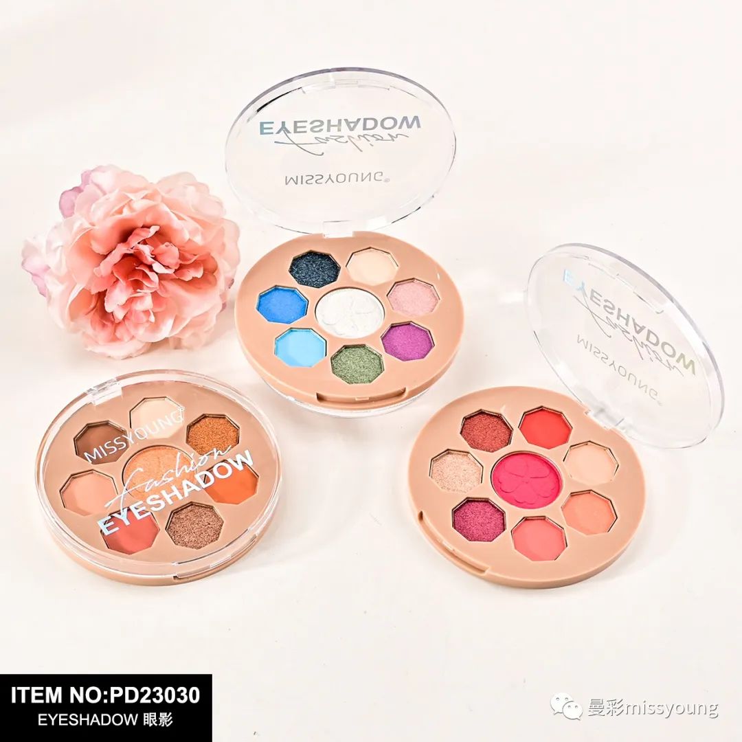 2023 Miss Young Hot Selling New 8 Colors Octagon Eye Shadow Palette PD23030