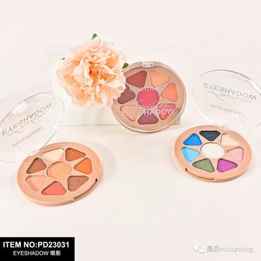 2023 Miss Young Hot Selling New 8 Colors Triangle Eye Shadow Palette PD23031