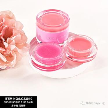2023 New Miss Young Hot Selling Pink Natural Lip Scrub Moisturzing LC23010