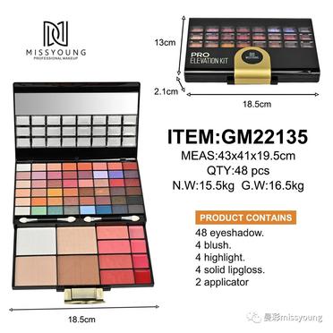 2023 New Miss Young Hot Selling Makeup Kit Eye Shadow Blush Contour Highlighter GM22135