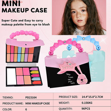 Super Cute and Easy to carry Mini Kids Makeup Case PD23164