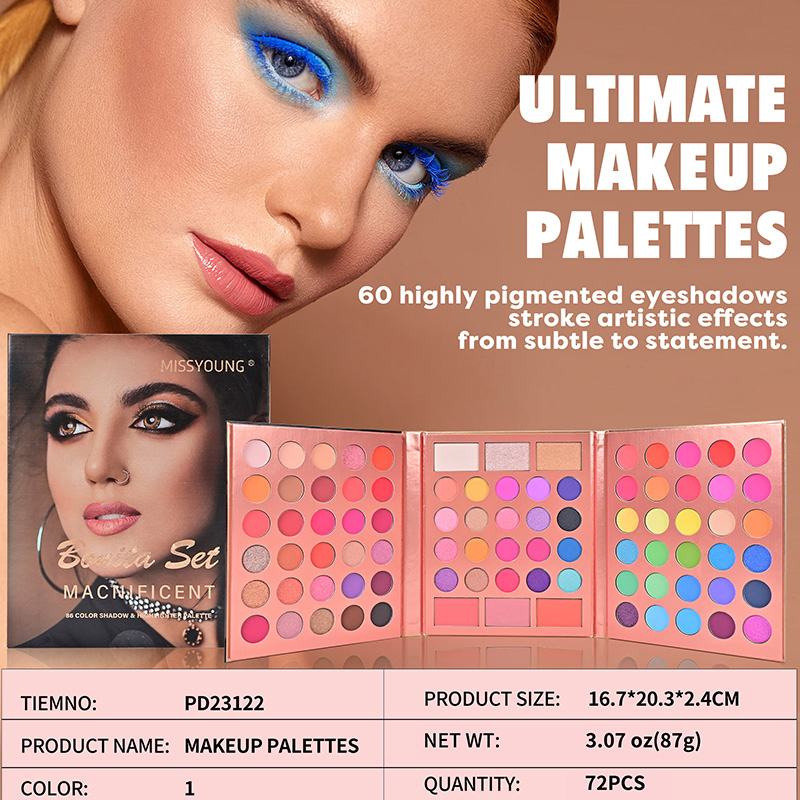Highly Pigmented Eyeshadows Ultimate Makeup Palettes PD23122