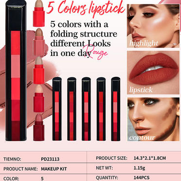 Custom Sales 5 Colors lipstick pencil PD23113