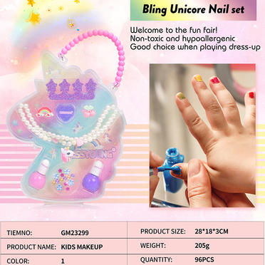 Supply Bling Unicore Nail Kids makeup sets GM23299