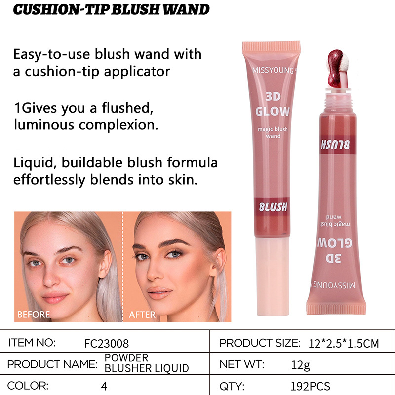 Custom Supply Cushion-Tip Blush Wand Factory FC23008