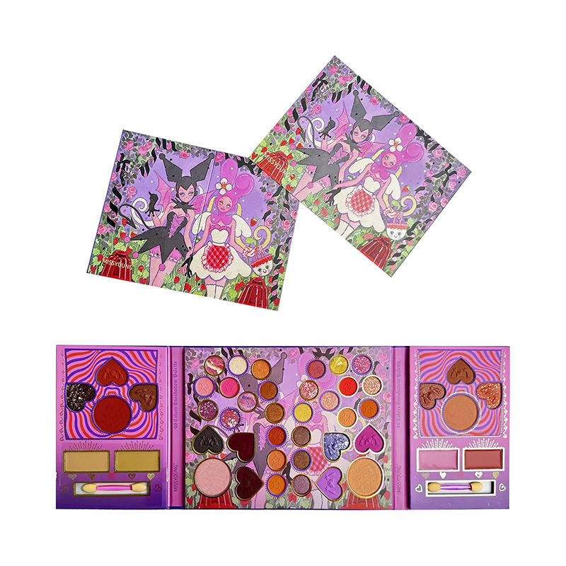 Miss Young Supply High Quality Eye Shadow Palette Without Watermark On Paper PD23215