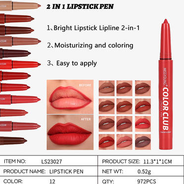 Custom Sale 2 In 1 Lipstick Pen Exporters LS23027