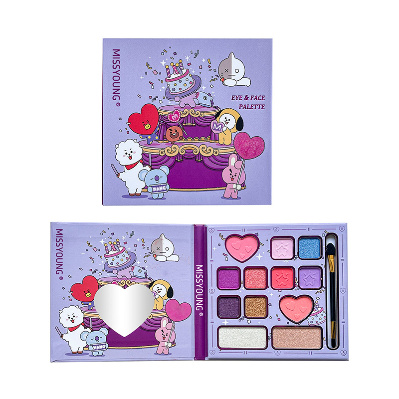 Miss Young Design Eye Shadow Palette Without Watermark On Paper PD23206