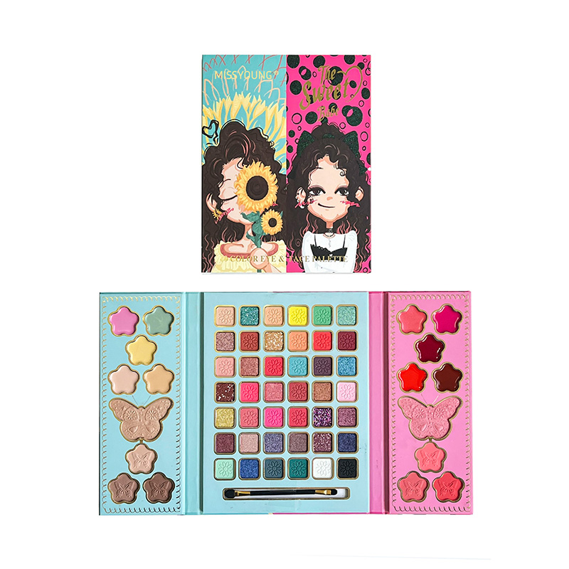 Miss Young 60 colors Eye Shadow Palette Without Watermark On Paper For Sale PD23205