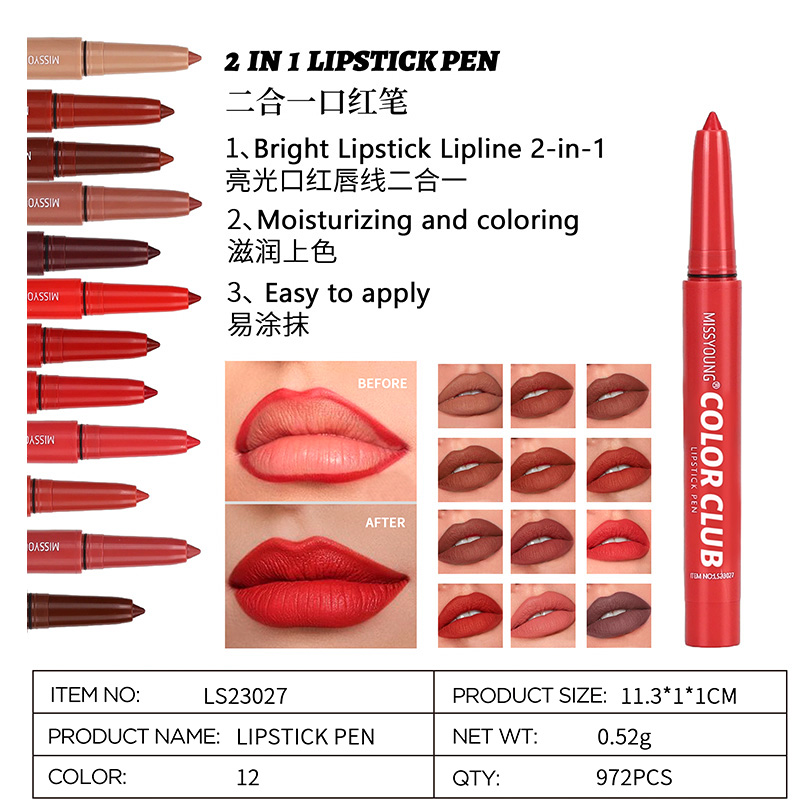 2 In 1 Lipstickpen LS23027