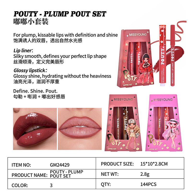 Pouty-Plump Pout Set GM24429