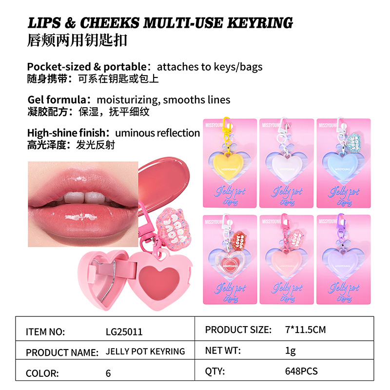 Lips & Cheeks Multi-Use Keyring LG25011