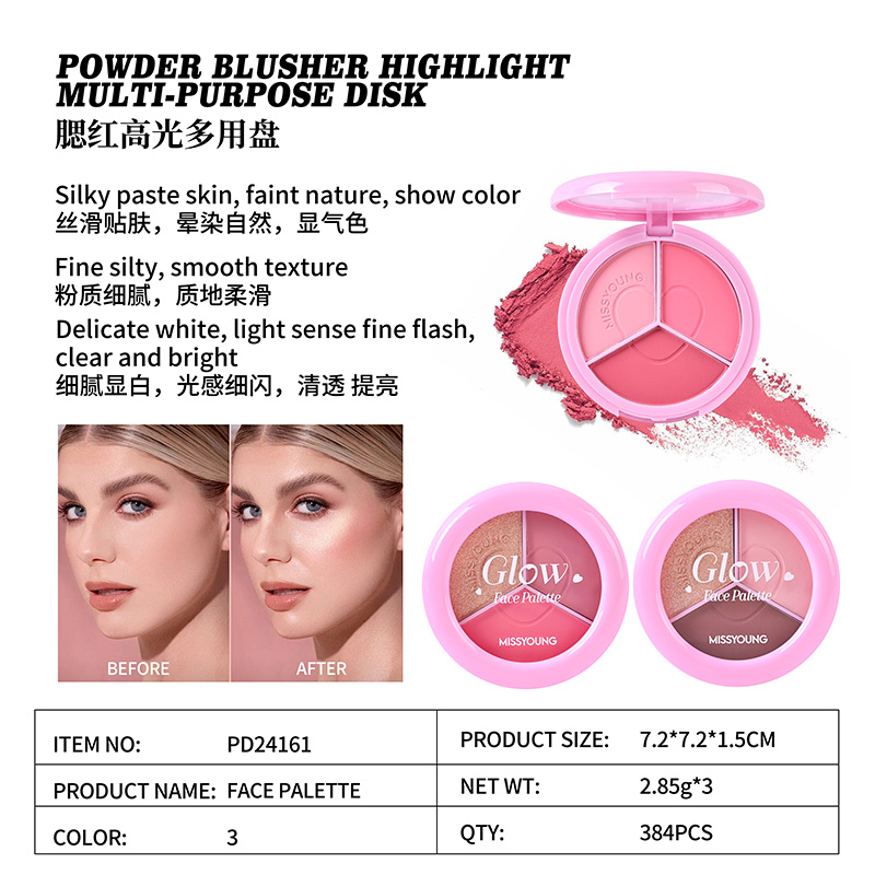 Powder Blusher Highlight Multi-Purpose Disk PD24161