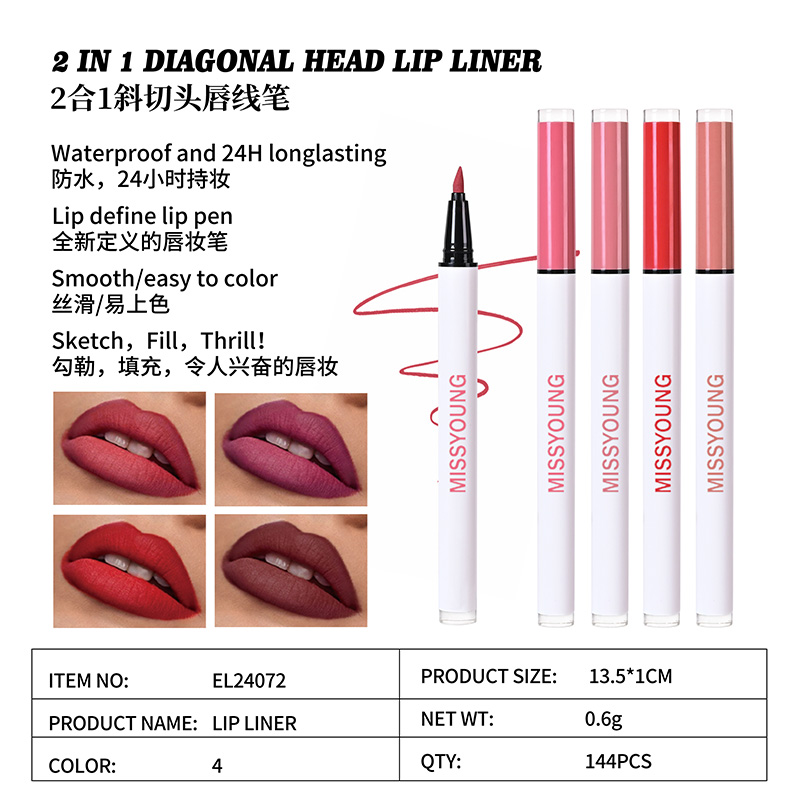 2 In 1 Diagonal Headlip Liner EL24072