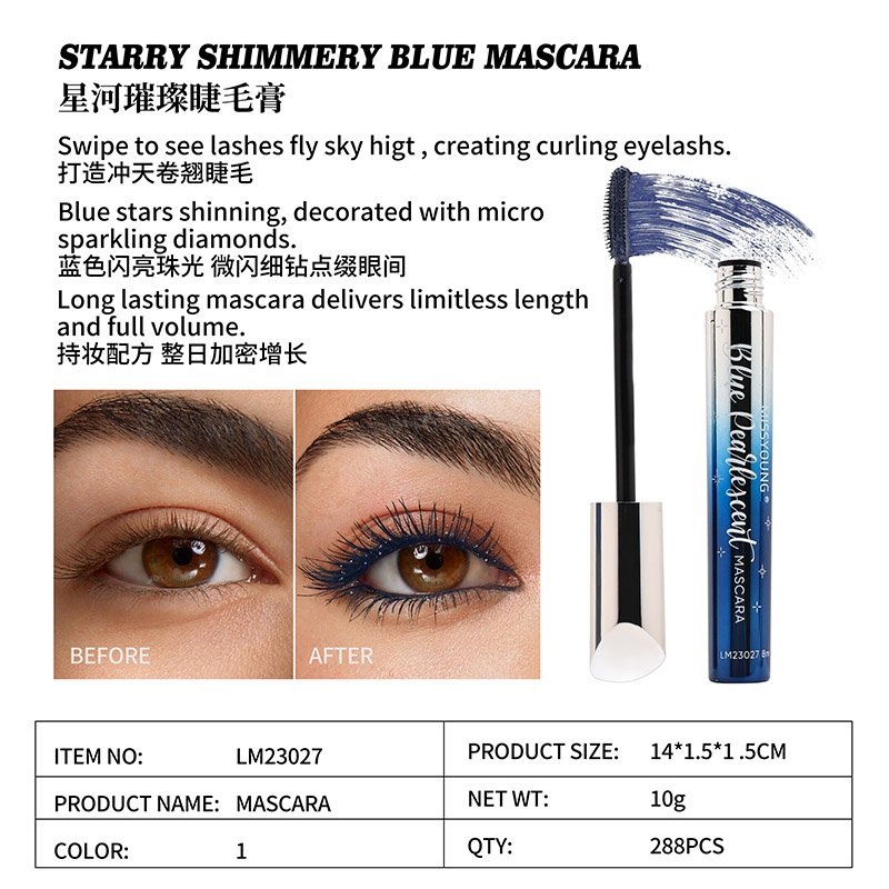 Starry Shimmery Blue Mascara LM23027