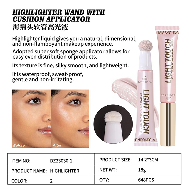 Highlighter Wand With Cushion Applicator DZ23030-1