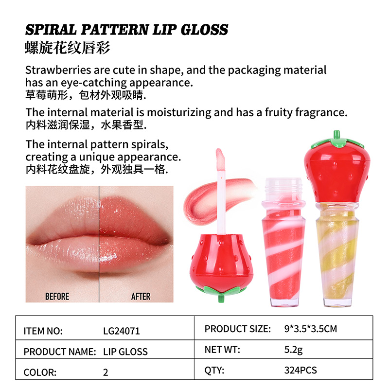 Spiral Pattern Lip Gloss LG24071